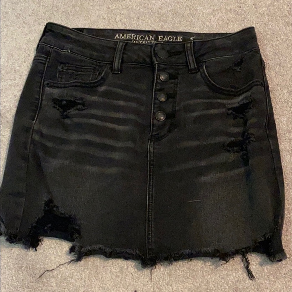 American Eagle Outfitters Black Jean skirt